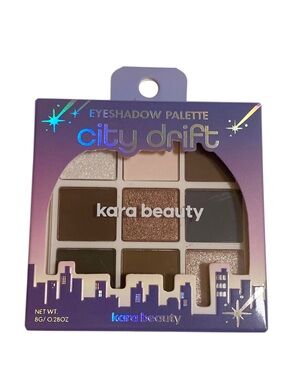 Kara Beauty City Drift Eyeshadow Palette - Neutral Brown & Taupe Shades